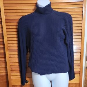 Chadwicks Navy Turtleneck Sweater